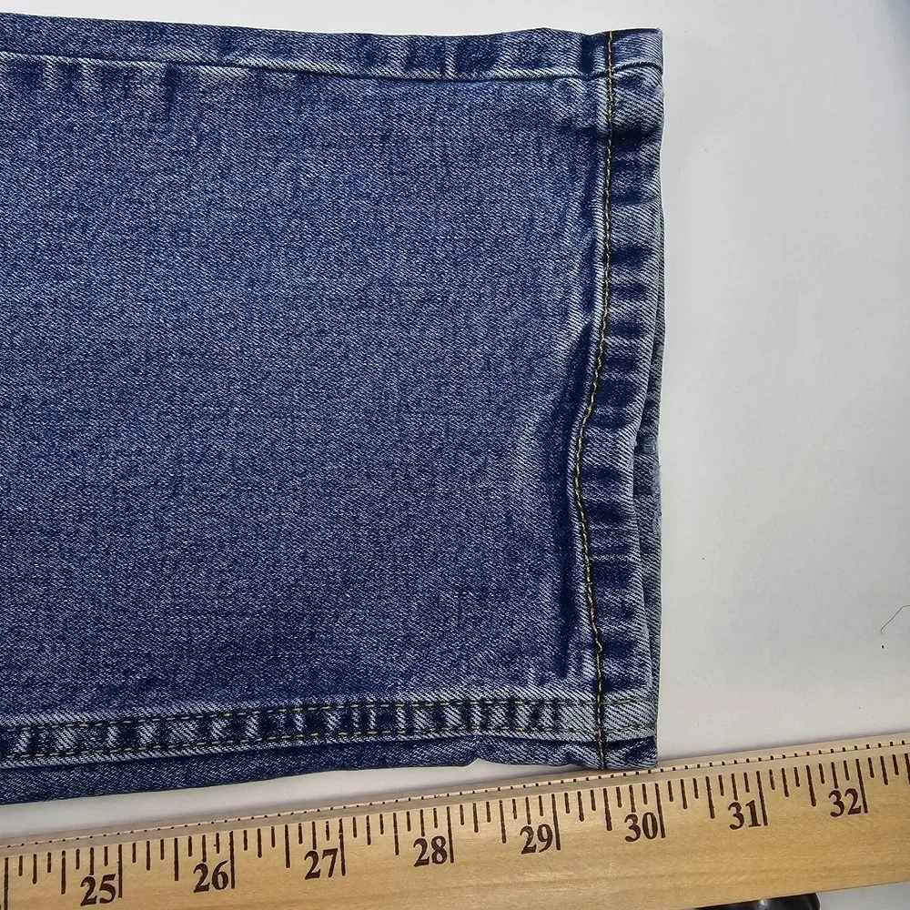 Levi's 505 Jeans Men's 40 x 32 Regular Fit Straight Leg Medium Stonewash Stretch